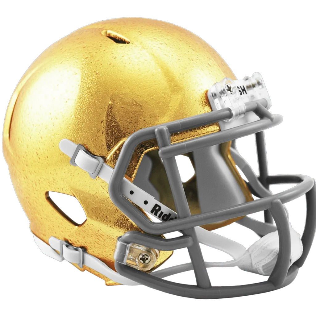 Notre Dame Fighting Irish Riddell Mini Speed Football Helmet – HydroSkin