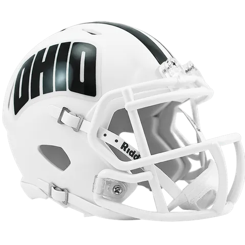 Ohio Bobcats Riddell Mini Speed Football Helmet – Green Bobcat
