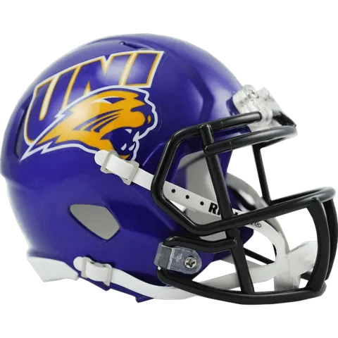 Northern Iowa Panthers Riddell Mini Speed Football Helmet – Purple Panther