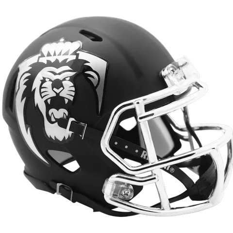 Old Dominion Monarchs Riddell Mini Speed Football Helmet – Matte Black