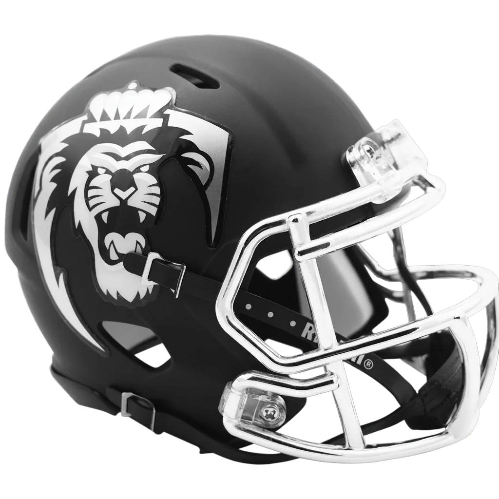 Old Dominion Monarchs Riddell Mini Speed Football Helmet – Matte Black