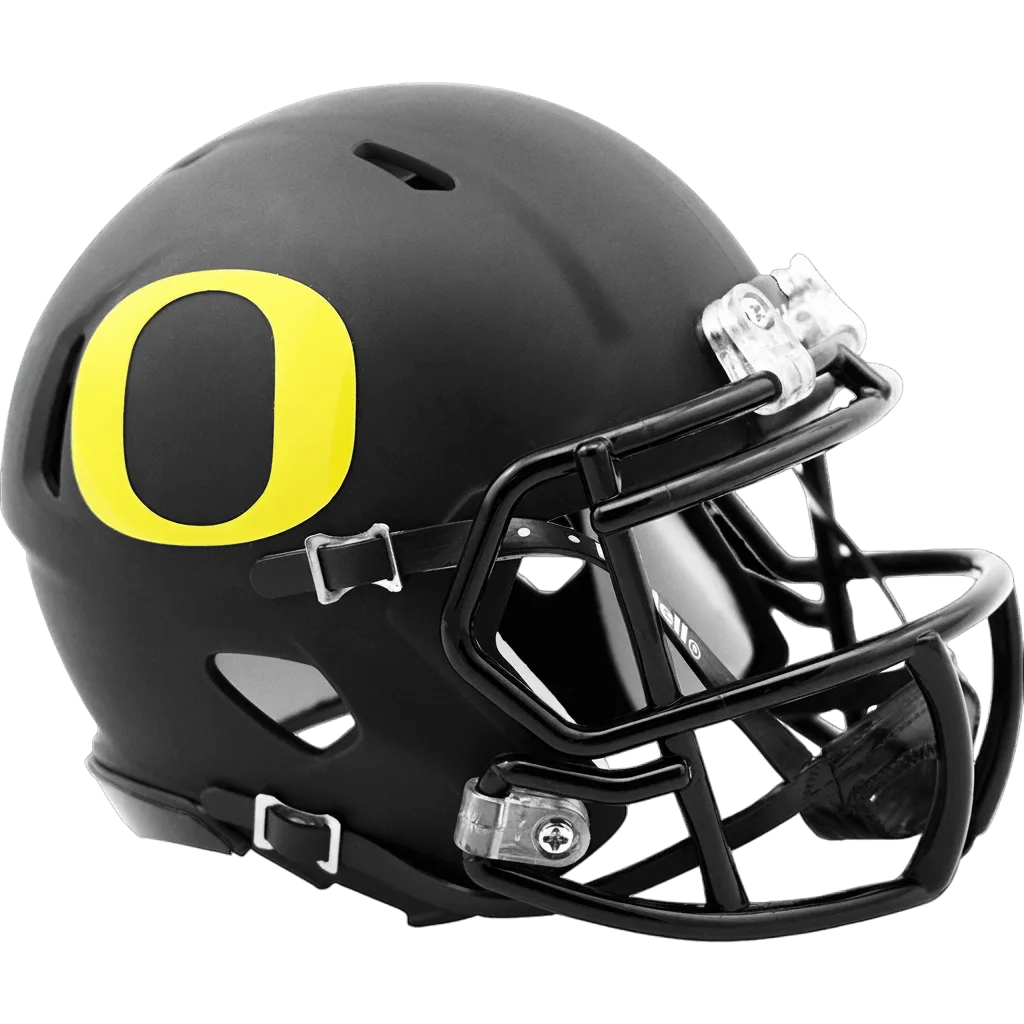 Oregon Ducks Riddell Mini Speed Football Helmet – Matte Black