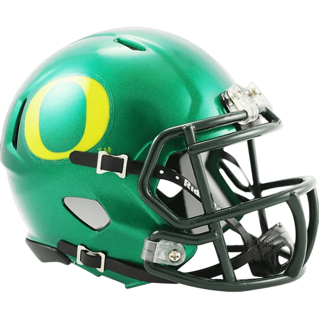 Oregon Ducks Riddell Mini Speed Football Helmet – Painted w/Wing