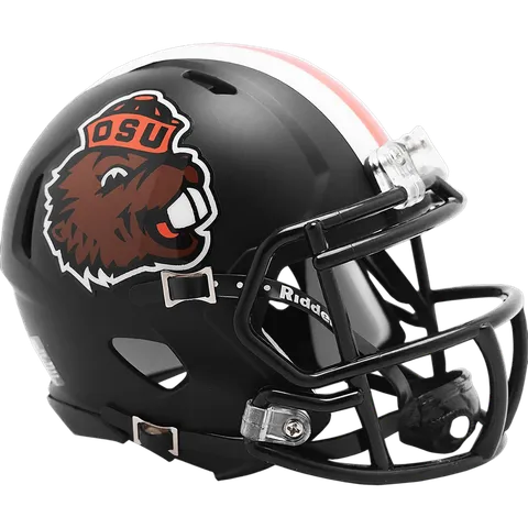 Oregon State Beavers Riddell Mini Speed Football Helmet – Benny Beaver