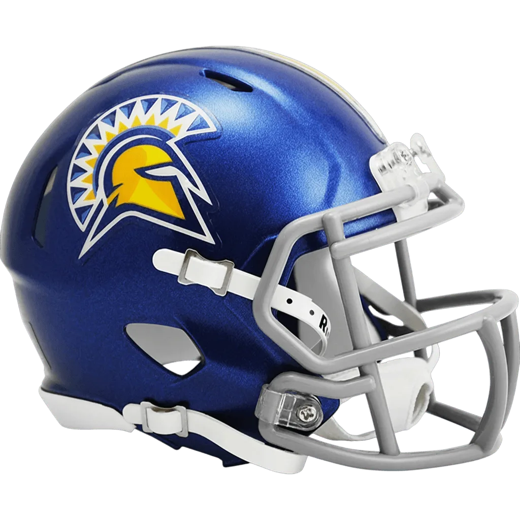 San Jose State Spartans Riddell Mini Speed Football Helmet – Gold Spartan