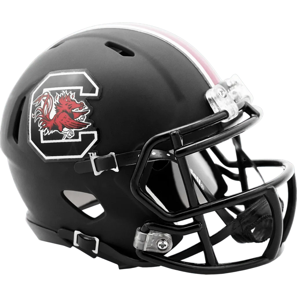 South Carolina Gamecocks Riddell Mini Speed Football Helmet – Matte Black