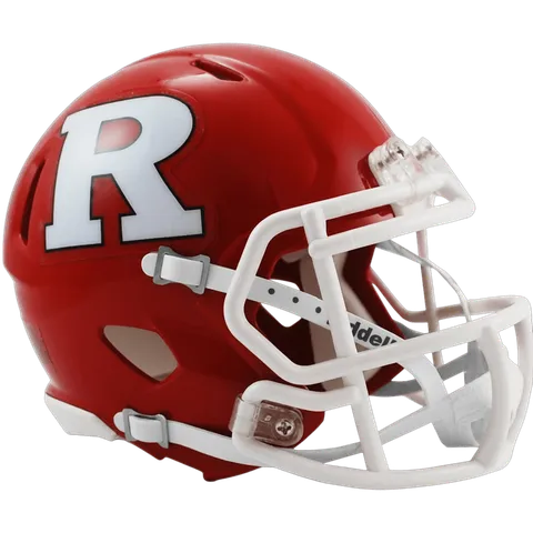Rutgers Scarlet Knights Riddell Mini Speed Football Helmet – Red Block “R”