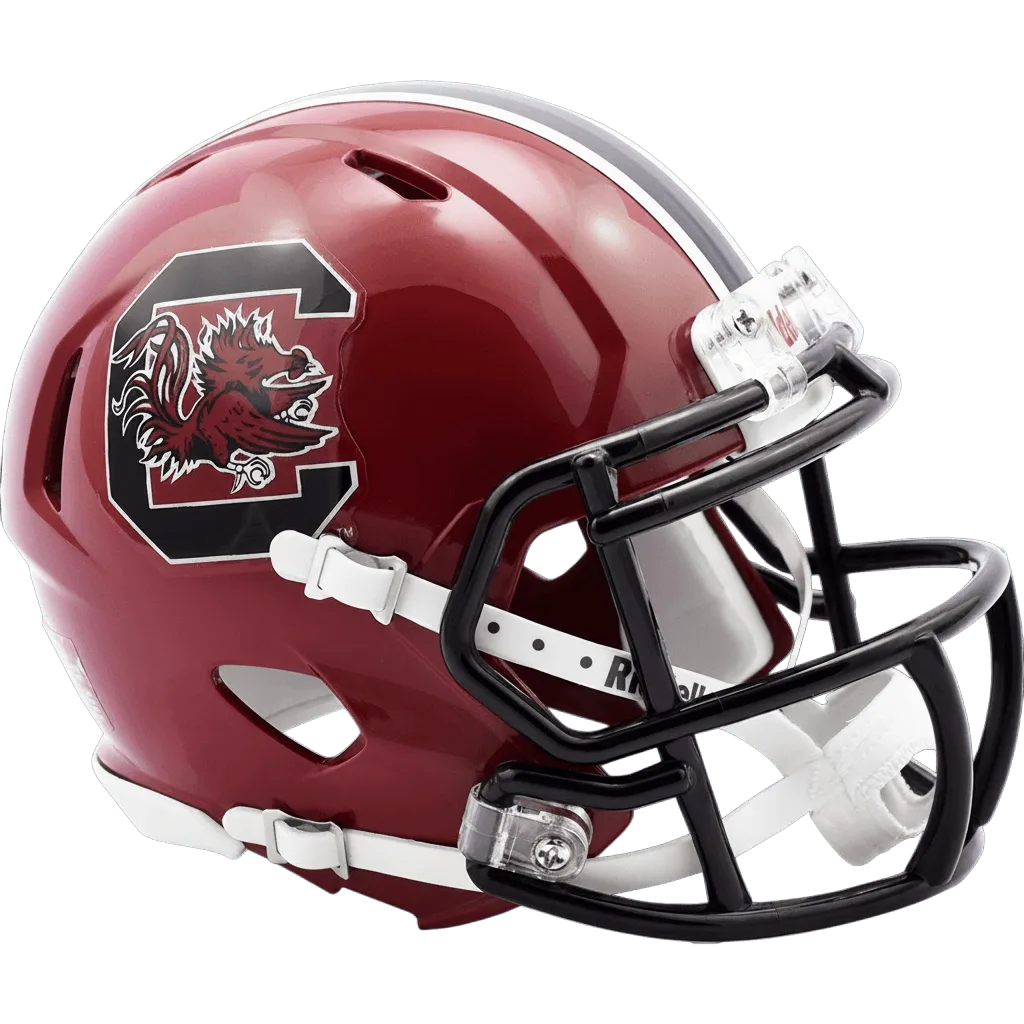 South Carolina Gamecocks Riddell Mini Speed Football Helmet – Cardinal
