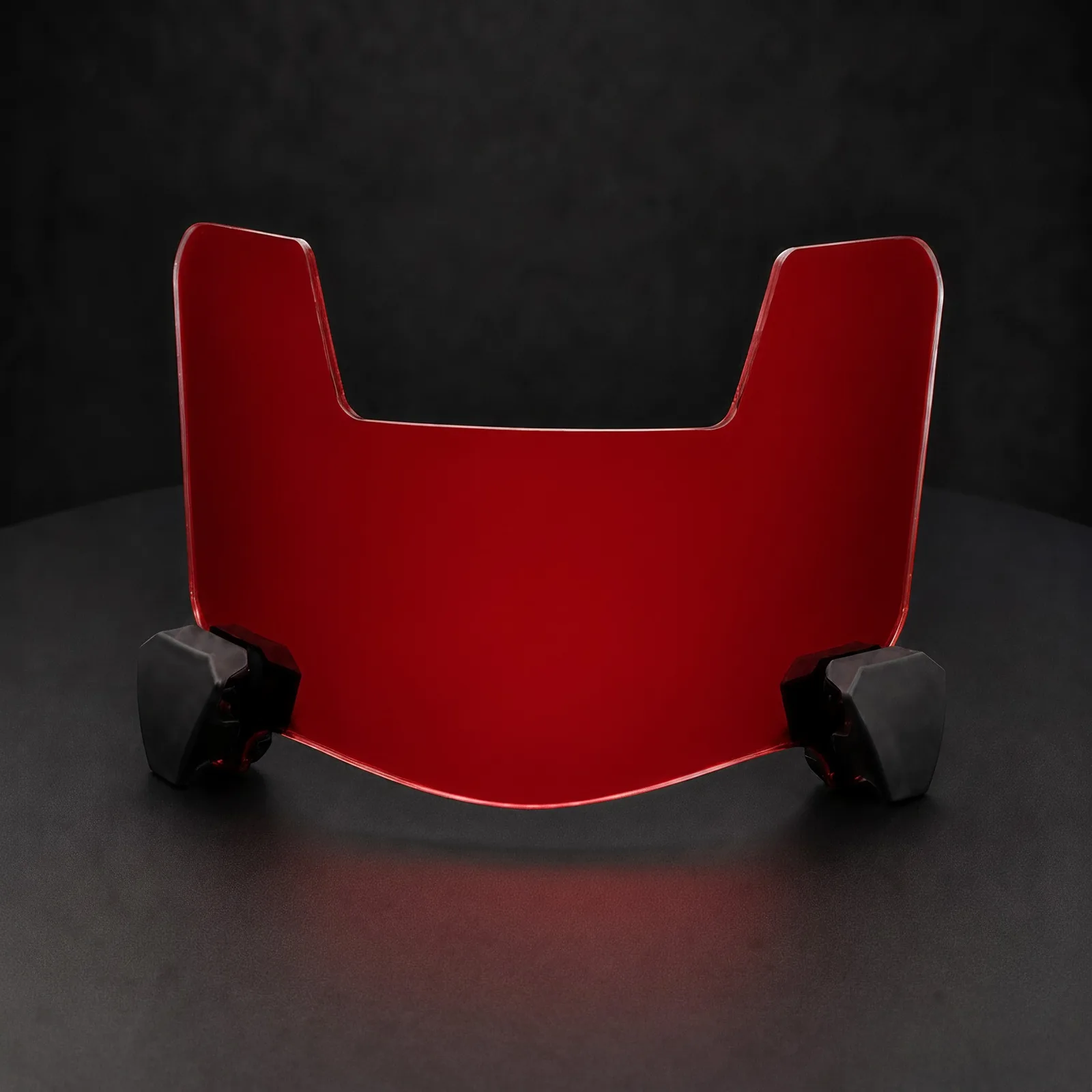 Dark Red Mini Football Visor