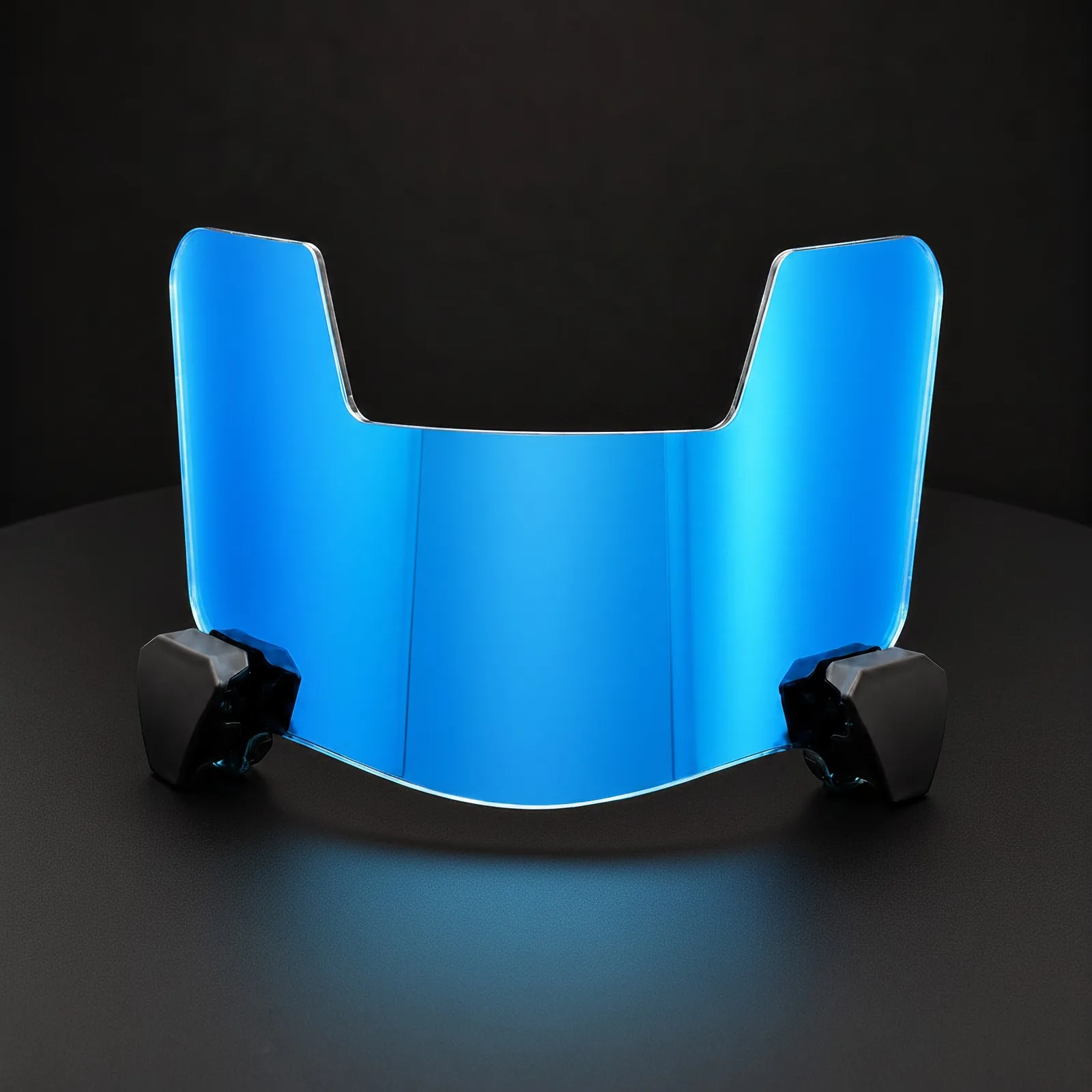 Light Blue Mini Football Visor