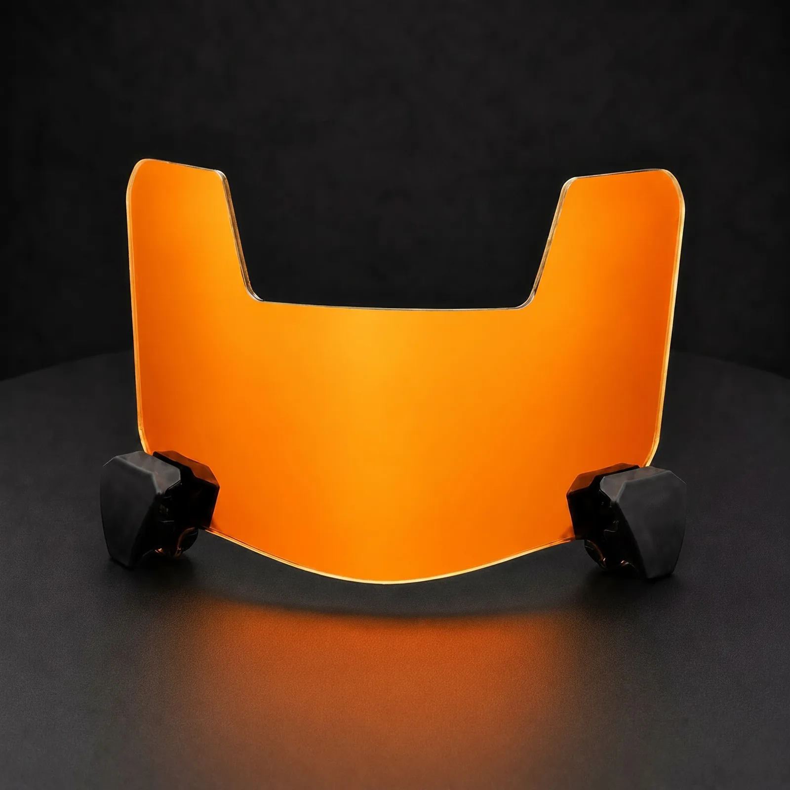 Orange Mini Football Visor