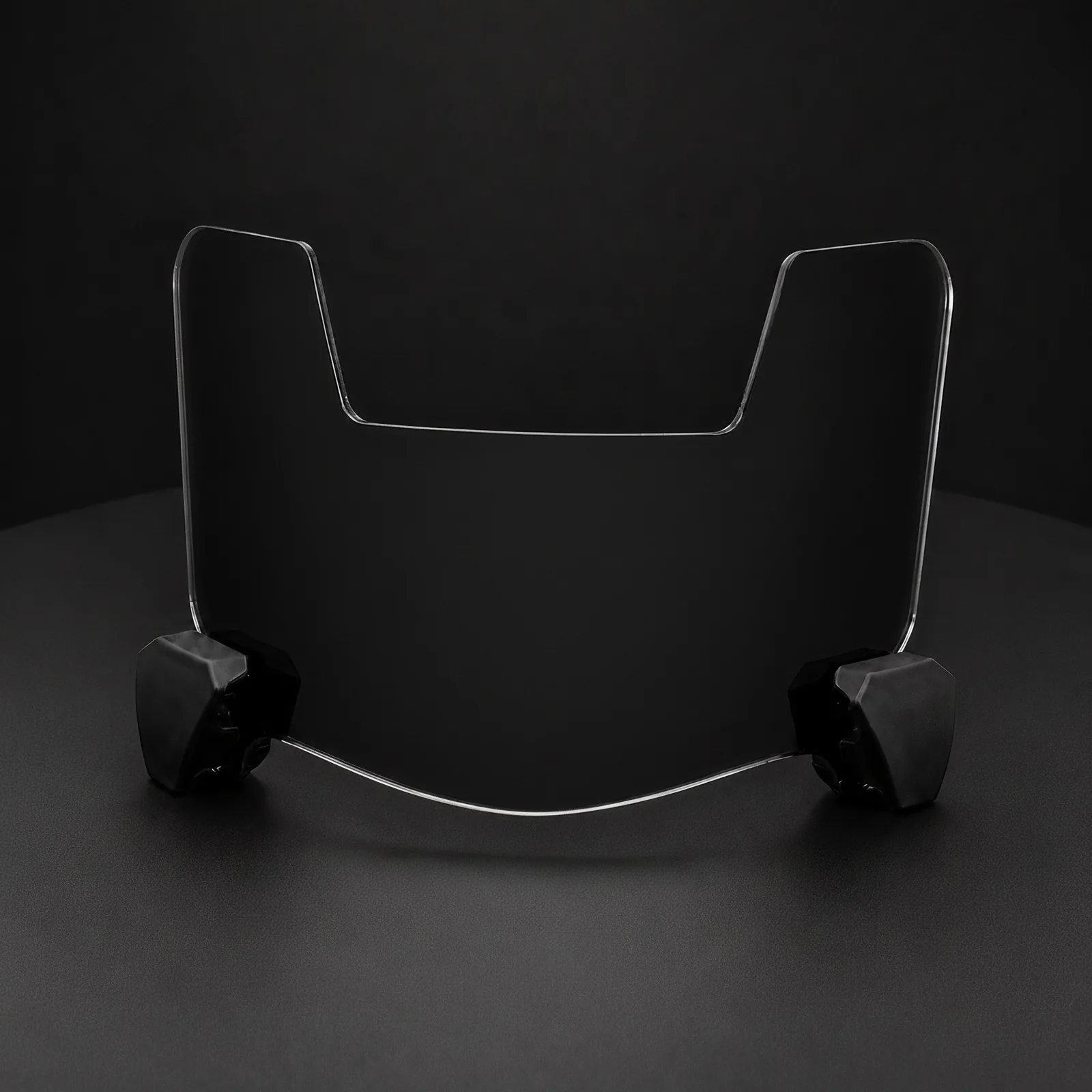 Black Mini Football Visor
