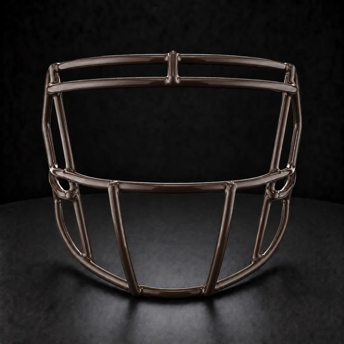 Cleveland Dark Brown Football Facemask