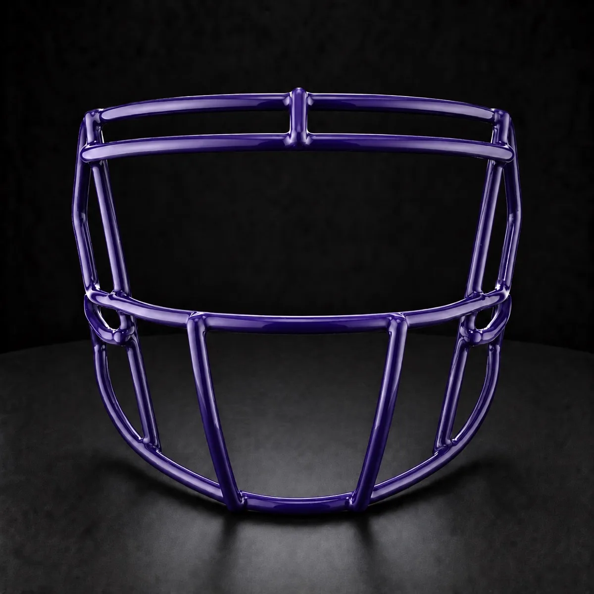 Purple Football Facemask