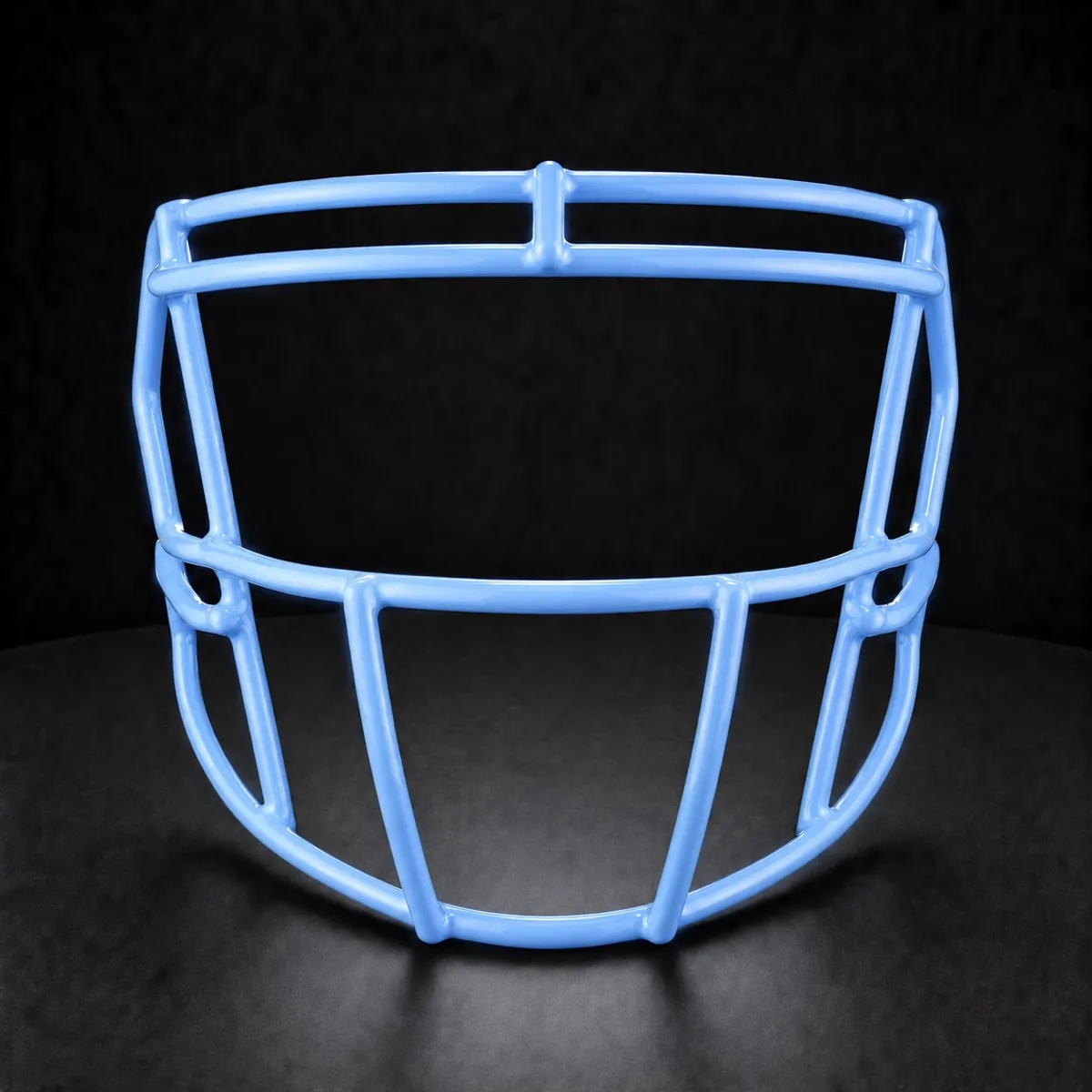 Tar Heels Blue Football Facemask