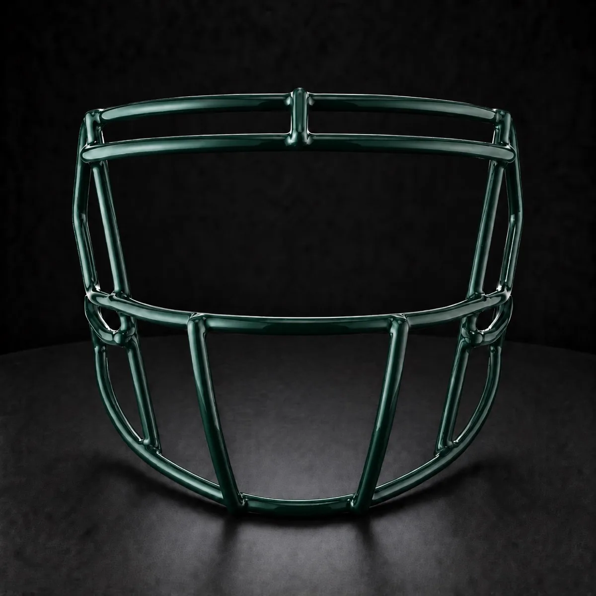 Dark Green Football Facemask