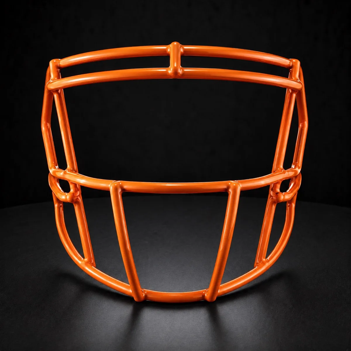 Burnt Orange Football Facemask