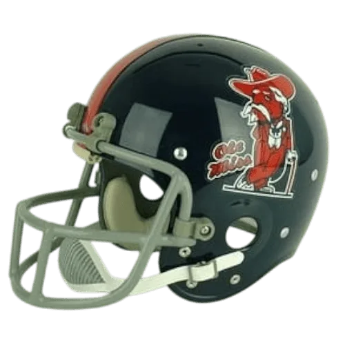 Ole Miss Rebels Throwback Vintage Shell Football Helmet 1975-1979