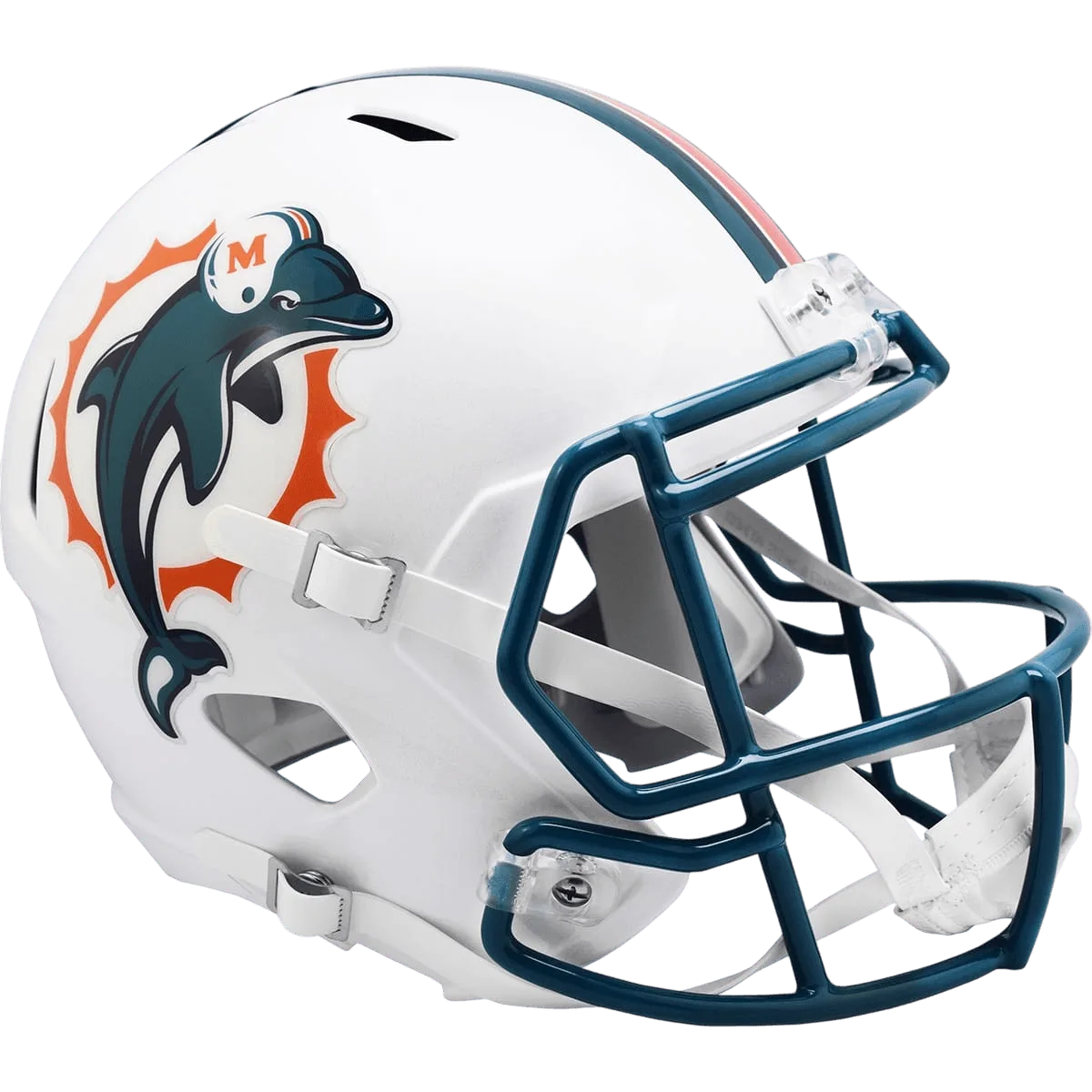 Miami Dolphins Riddell Authentic Speed Football Helmet – 1996 to 2012 Throwback
