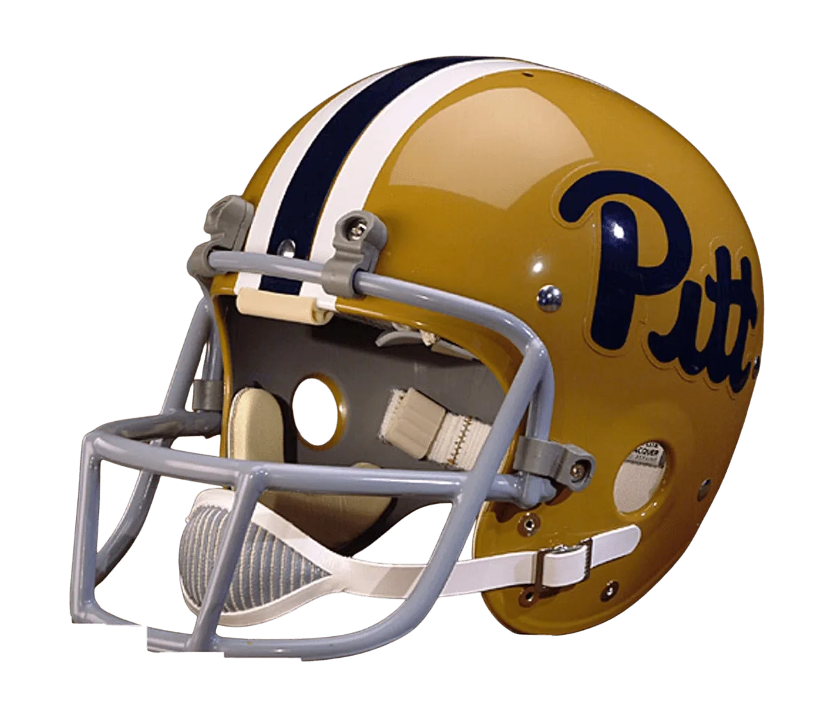 Pittsburgh Panthers Throwback Vintage Shell Football Helmet 1973-1976