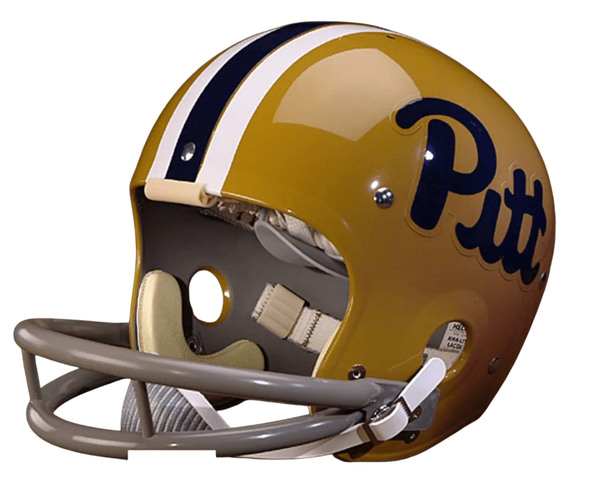 Pittsburgh Panthers Throwback Vintage Shell Football Helmet 1973-80