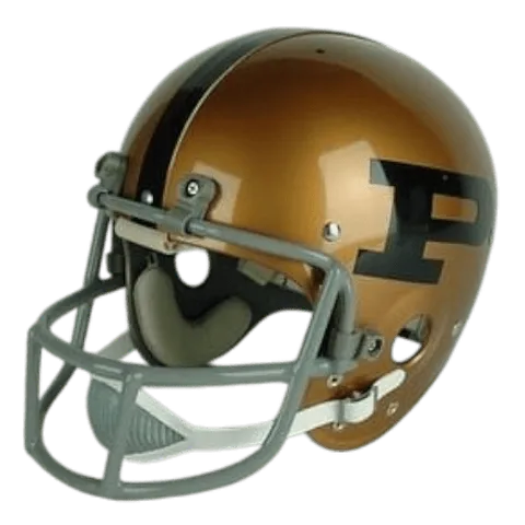 Purdue Boilermakers Throwback Vintage Shell Football Helmet 1977-1979