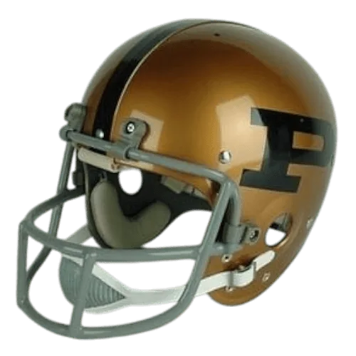 Purdue Boilermakers Throwback Vintage Shell Football Helmet 1977-1979