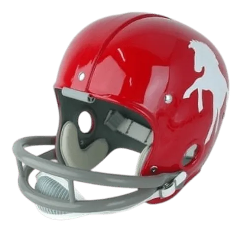 SMU Mustangs Throwback Vintage Shell Football Helmet 1963-1966