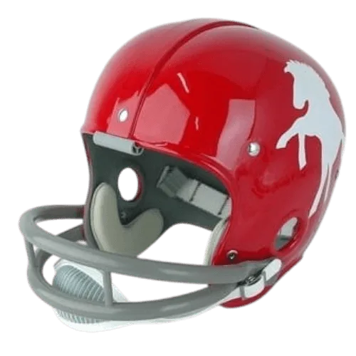 SMU Mustangs Throwback Vintage Shell Football Helmet 1963-1966