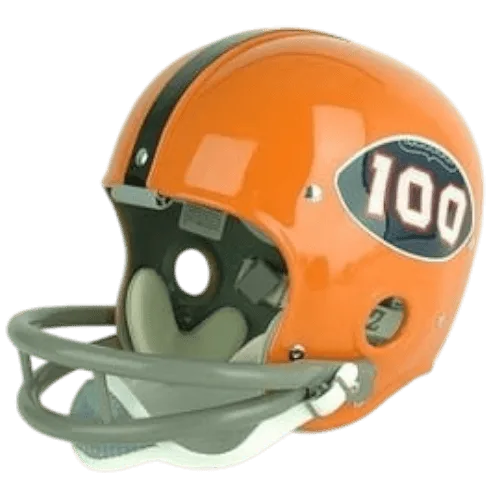 Syracuse Orange Throwback Vintage Shell Football Helmet 1969