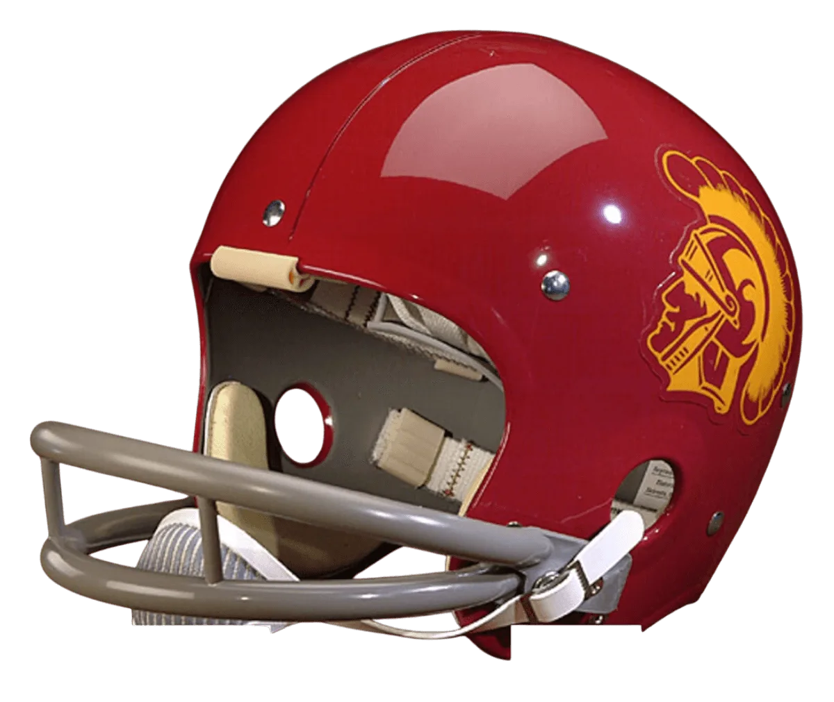USC Trojans Throwback Vintage Shell Football Helmet 1972-1980