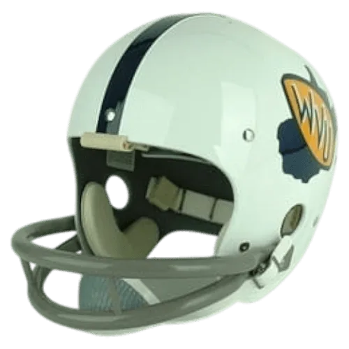 West Virginia Mountaineers Throwback Vintage Shell Football Helmet 1971-1972