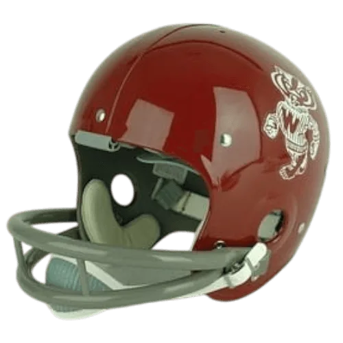 Wisconsin Badgers Throwback Vintage Shell Football Helmet 1967-1969