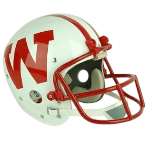 Wisconsin Badgers Throwback Vintage Shell Football Helmet 1978-1982
