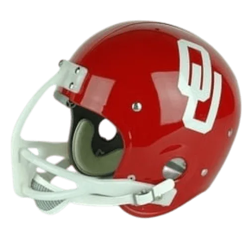 Oklahoma Sooners Throwback Vintage Shell Football Helmet 1967-1976