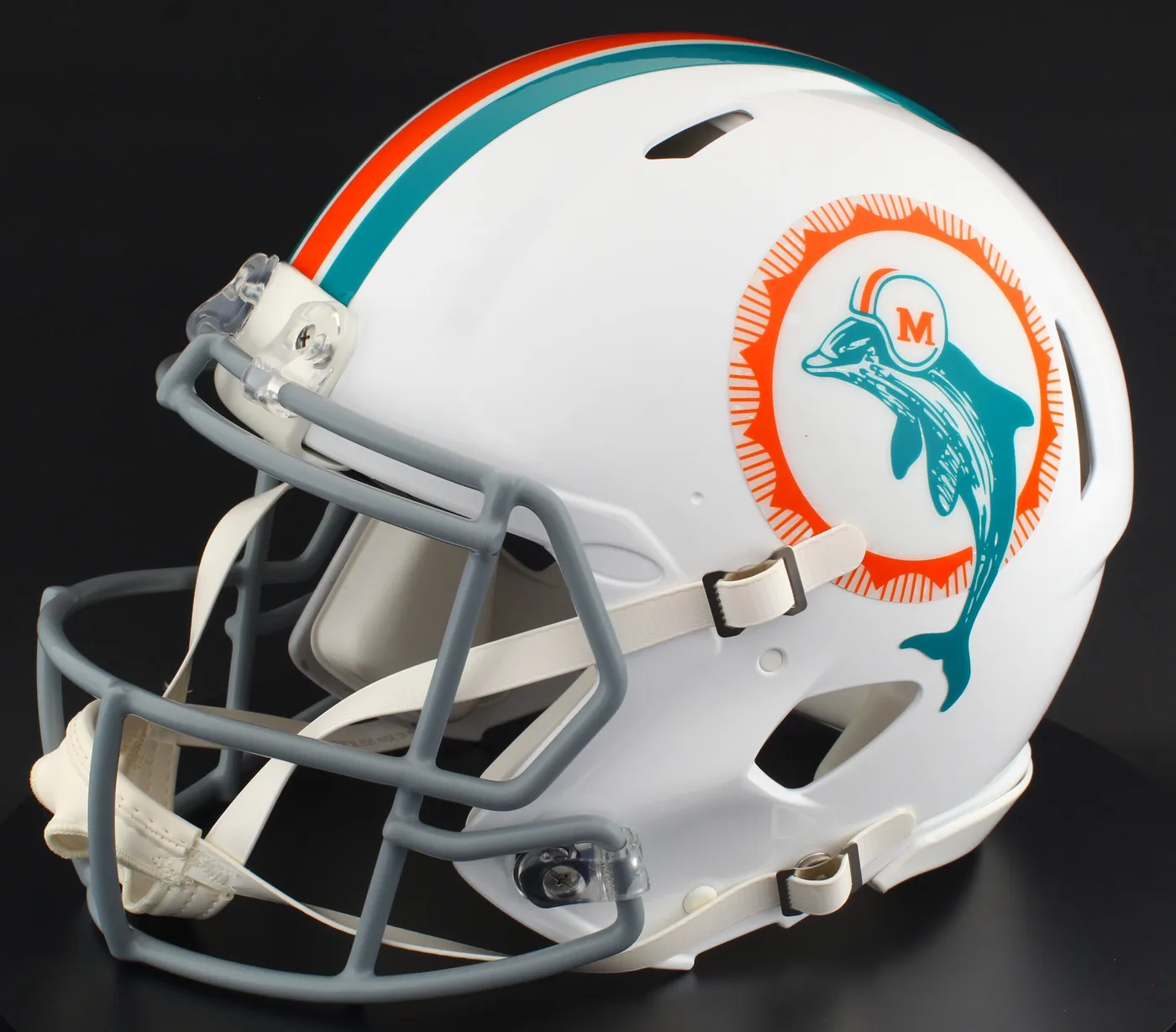 Miami Dolphins Riddell Replica Speed Football Helmet – 1972 Throwback