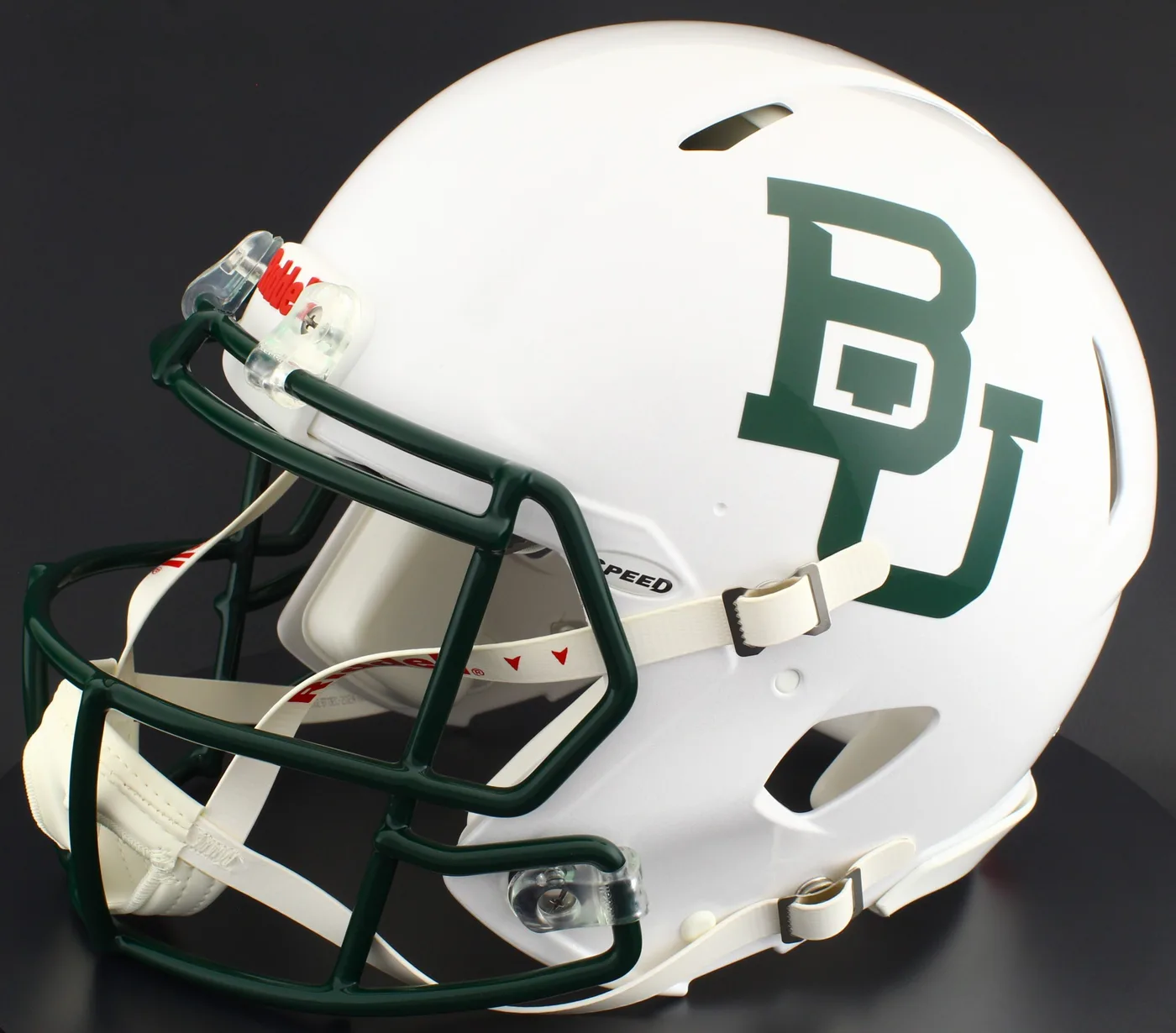Baylor Bears Riddell Replica Speed Football Helmet – White Metallic