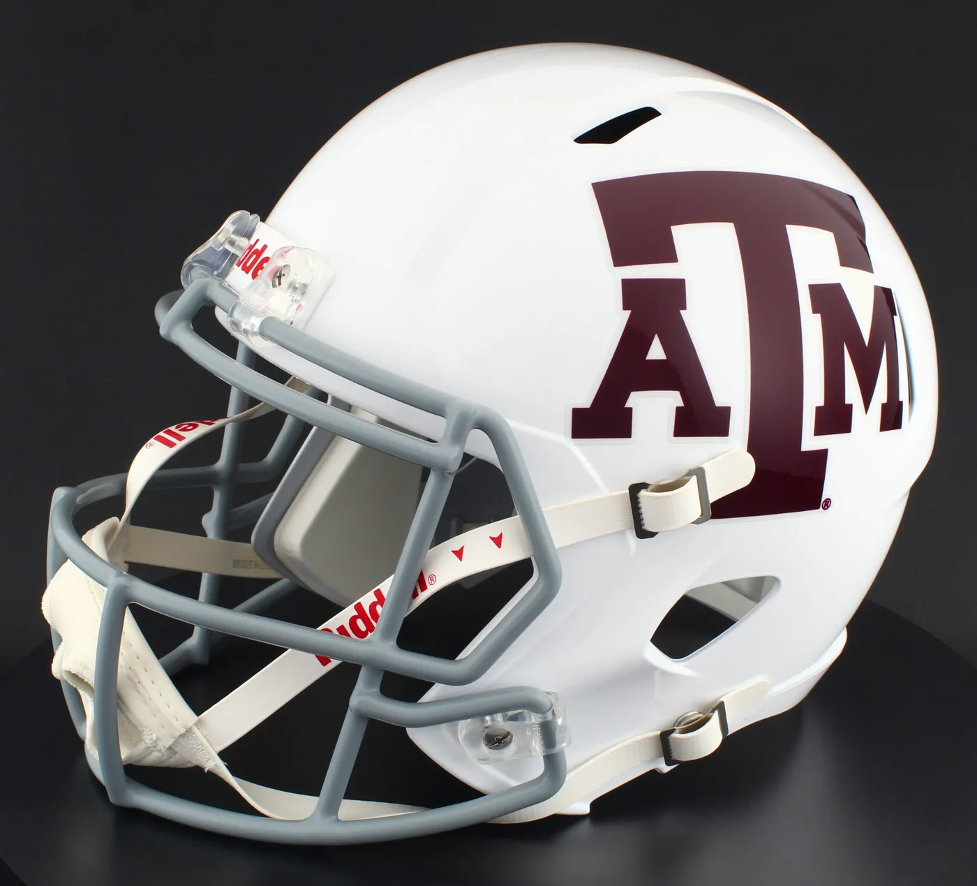 Texas A&M Aggies Riddell Authentic Speed Football Helmet – White