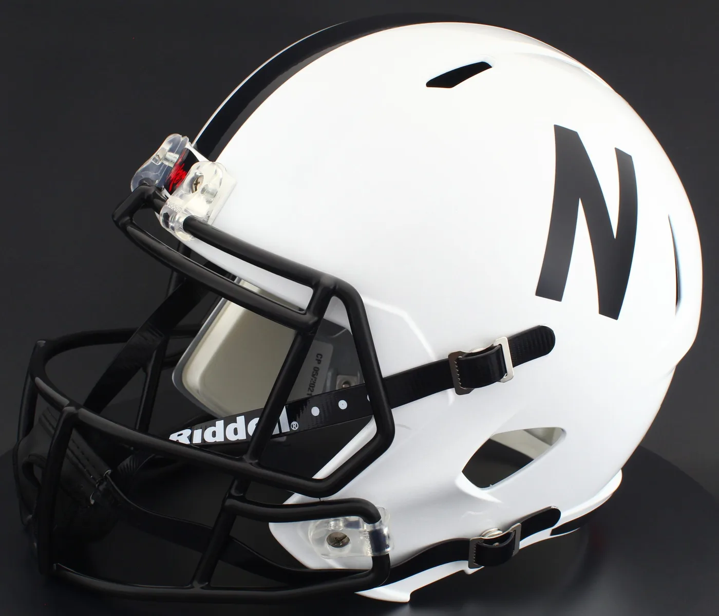 Nebraska Cornhuskers Riddell Authentic Speed Football Helmet – White Alternate Block “N”