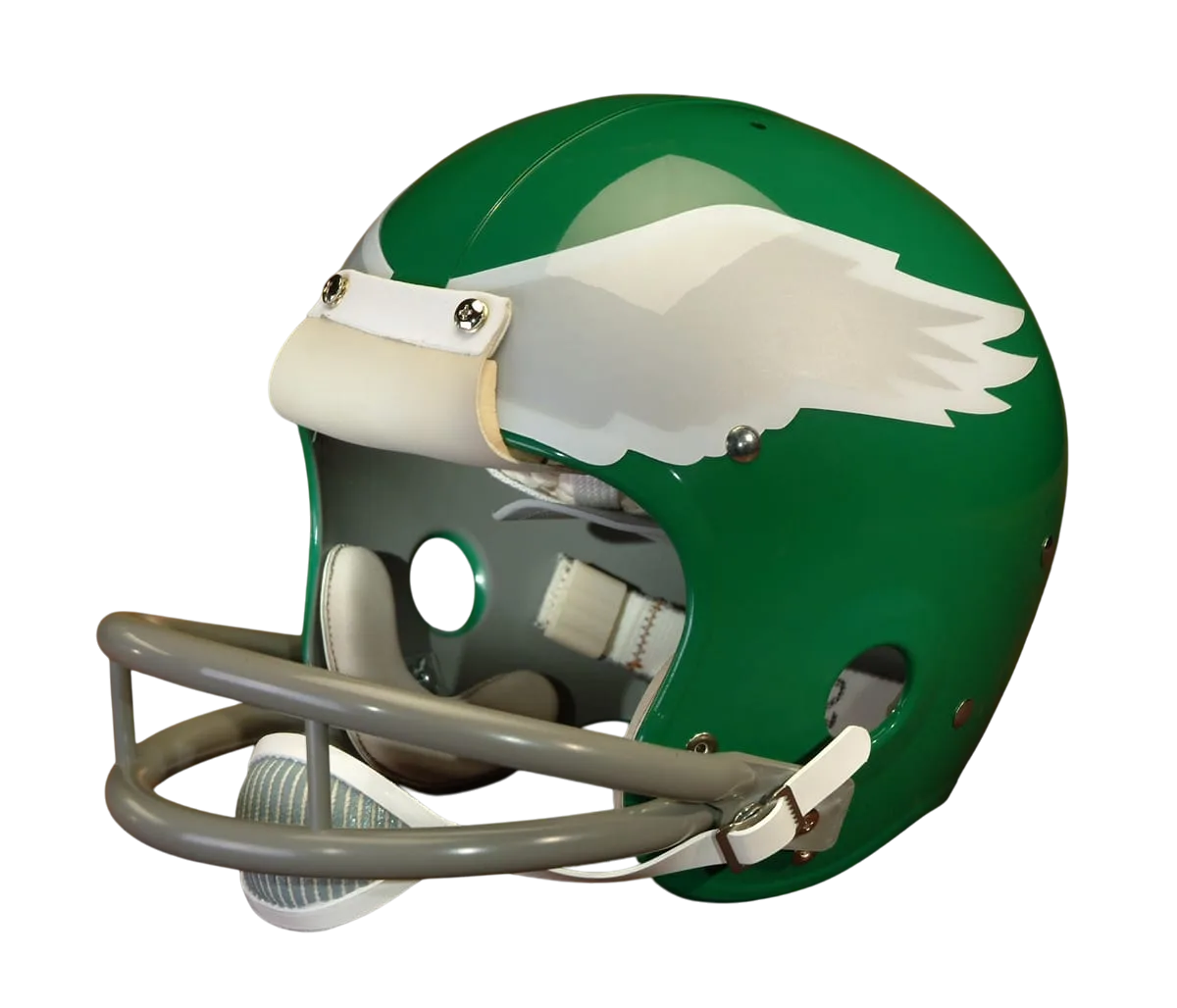 Philadelphia Eagles Throwback Vintage Shell Football Helmet 1974