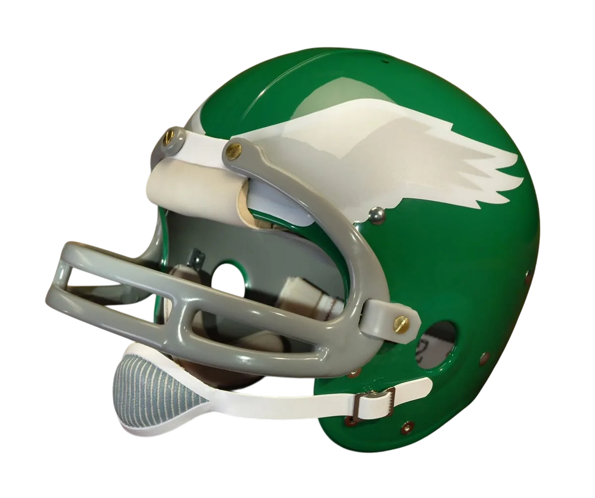 Philadelphia Eagles Throwback Vintage Shell Football Helmet 1977-1978