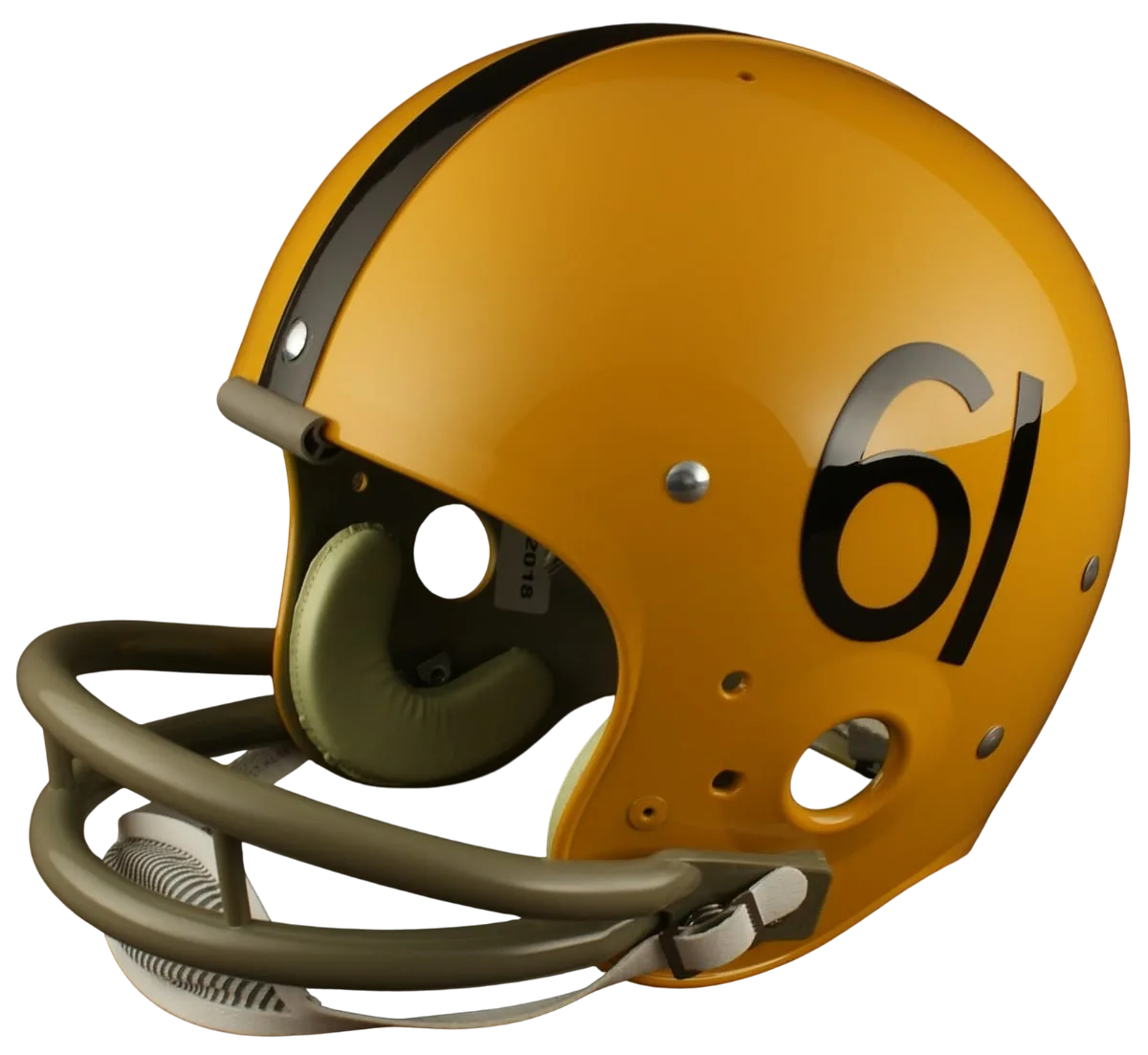 Pittsburgh Steelers Throwback Vintage Shell Football Helmet 1959-1961