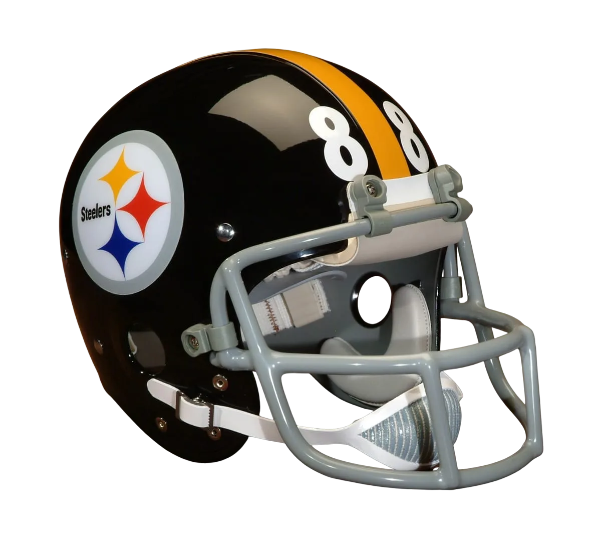 Pittsburgh Steelers Throwback Vintage Shell Football Helmet 1974-1976