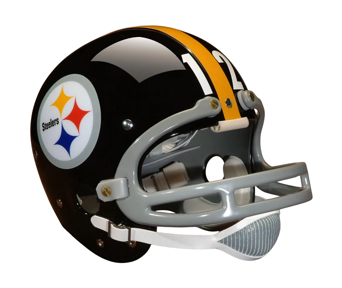 Pittsburgh Steelers Throwback Vintage Shell Football Helmet 1976