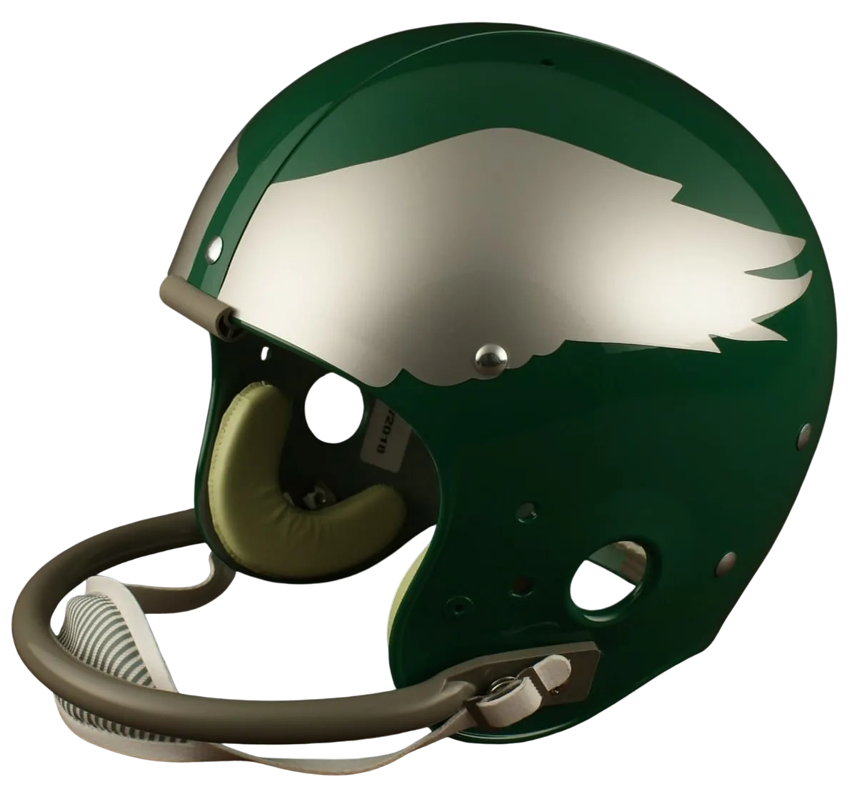 Philadelphia Eagles Throwback Vintage Shell Football Helmet 1955-1968