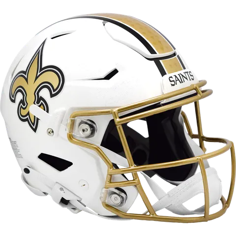 New Orleans Saints Riddell Authentic SpeedFlex Football Helmet – 2025 Alternate On-Field