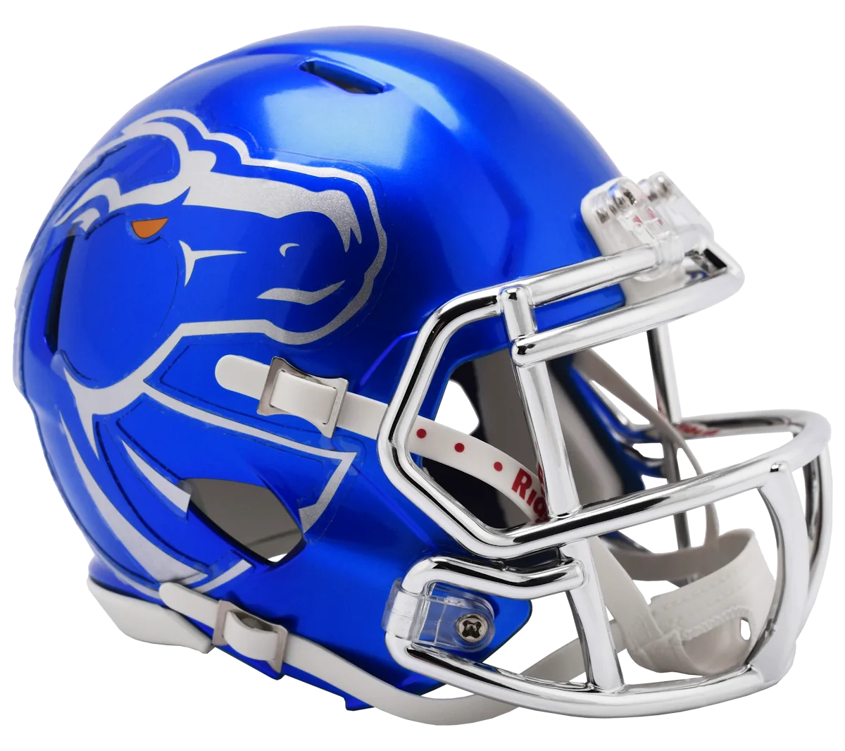 Boise State Broncos Riddell Mini Speed Football Helmet – Blue Metallic