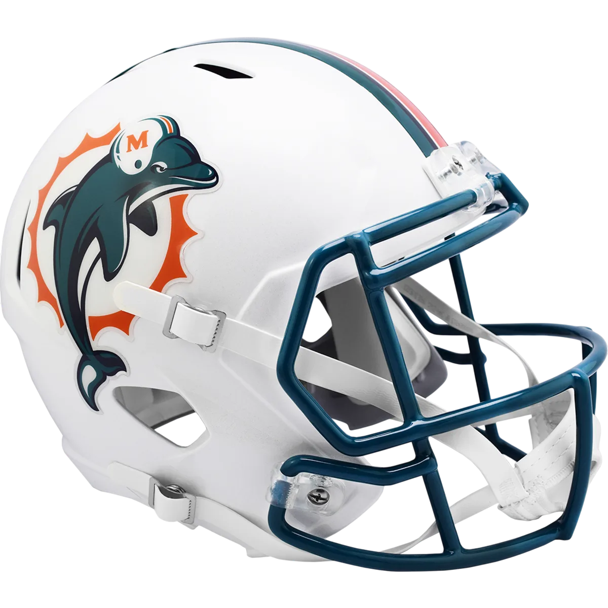Miami Dolphins Riddell Replica Speed Football Helmet – 1996 to 2012 Throwback