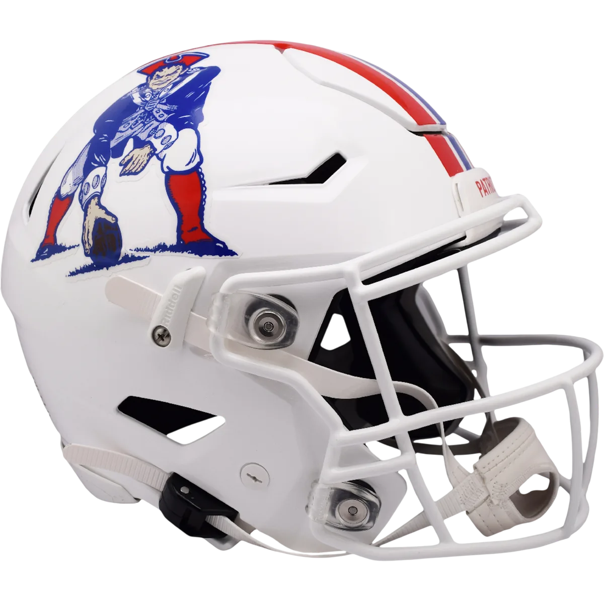 New England Patriots Riddell Authentic SpeedFlex Football Helmet – 1982–1989 Throwback