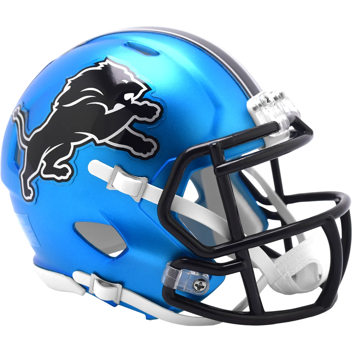 Detroit Lions Riddell Mini Speed Football Helmet – 2024 Alternate On-Field